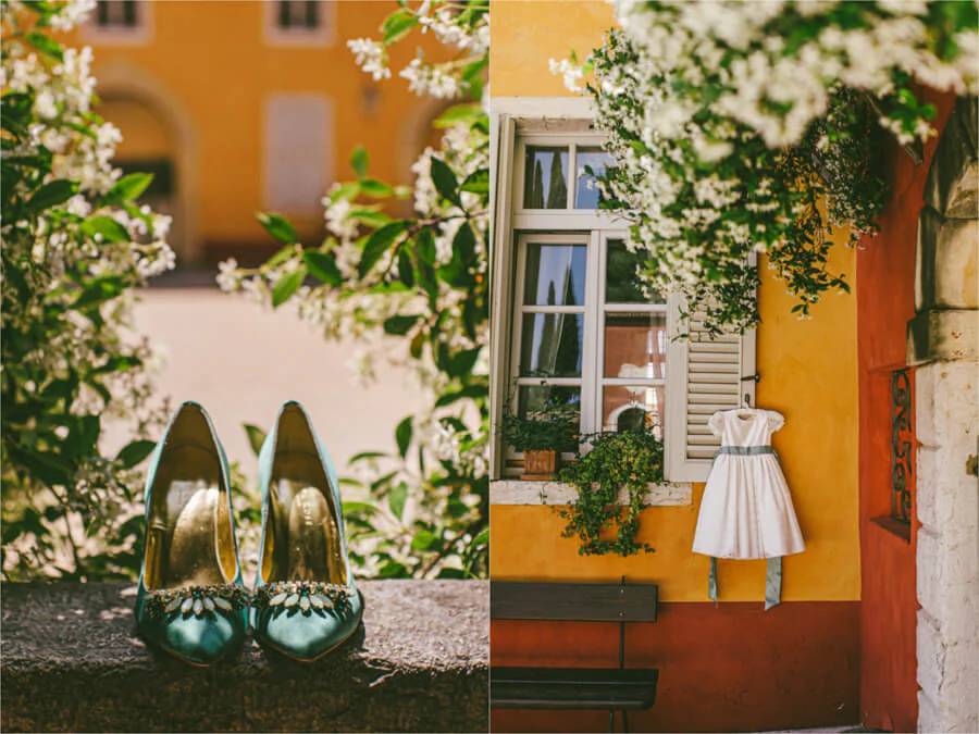 Italian wedding details