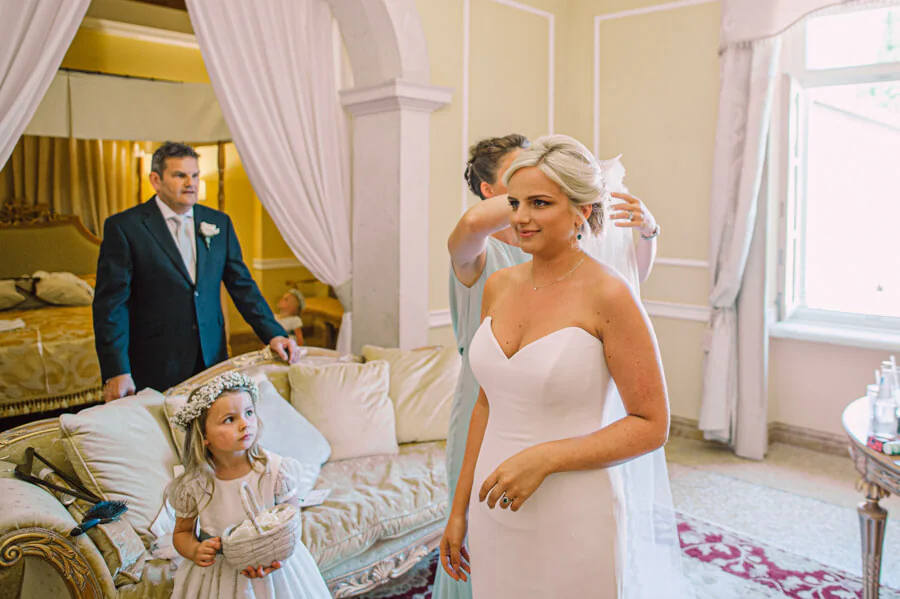 British wedding in Italy