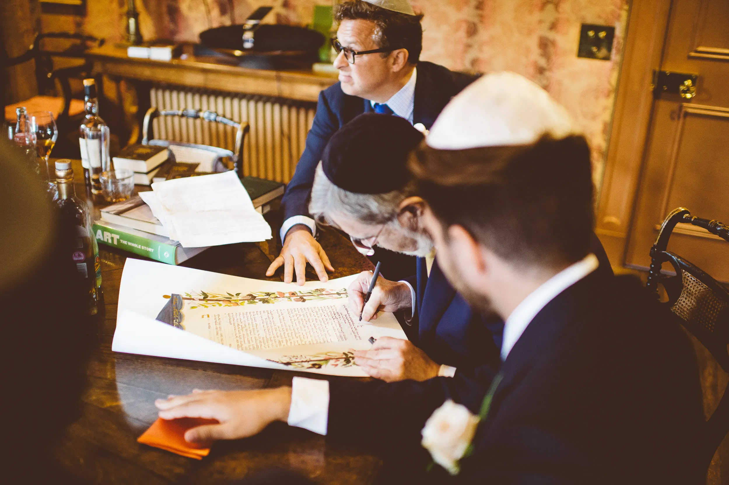 Rebecca and Jack’s Jewish wedding in Hampshire, photograph 23 by Janis Ratnieks