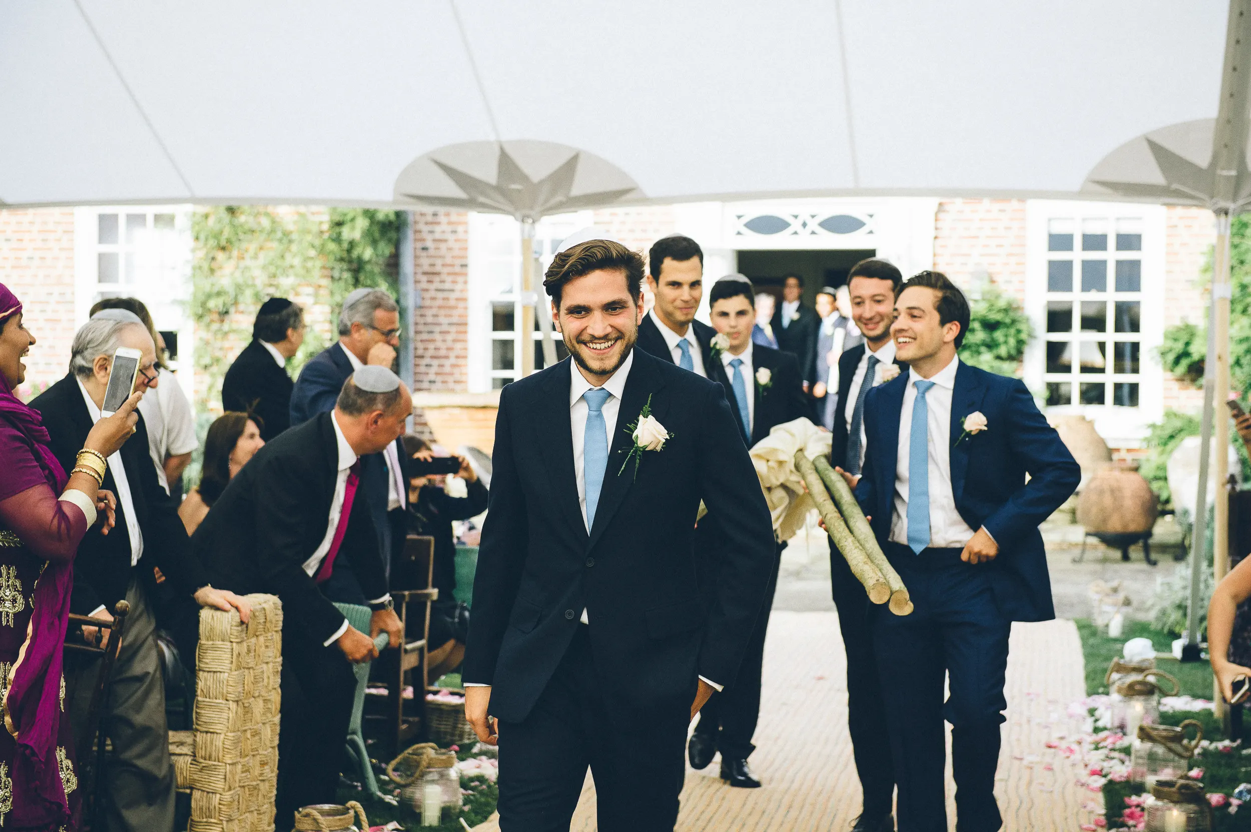 Rebecca and Jack’s Jewish wedding in Hampshire, photograph 36 by Janis Ratnieks