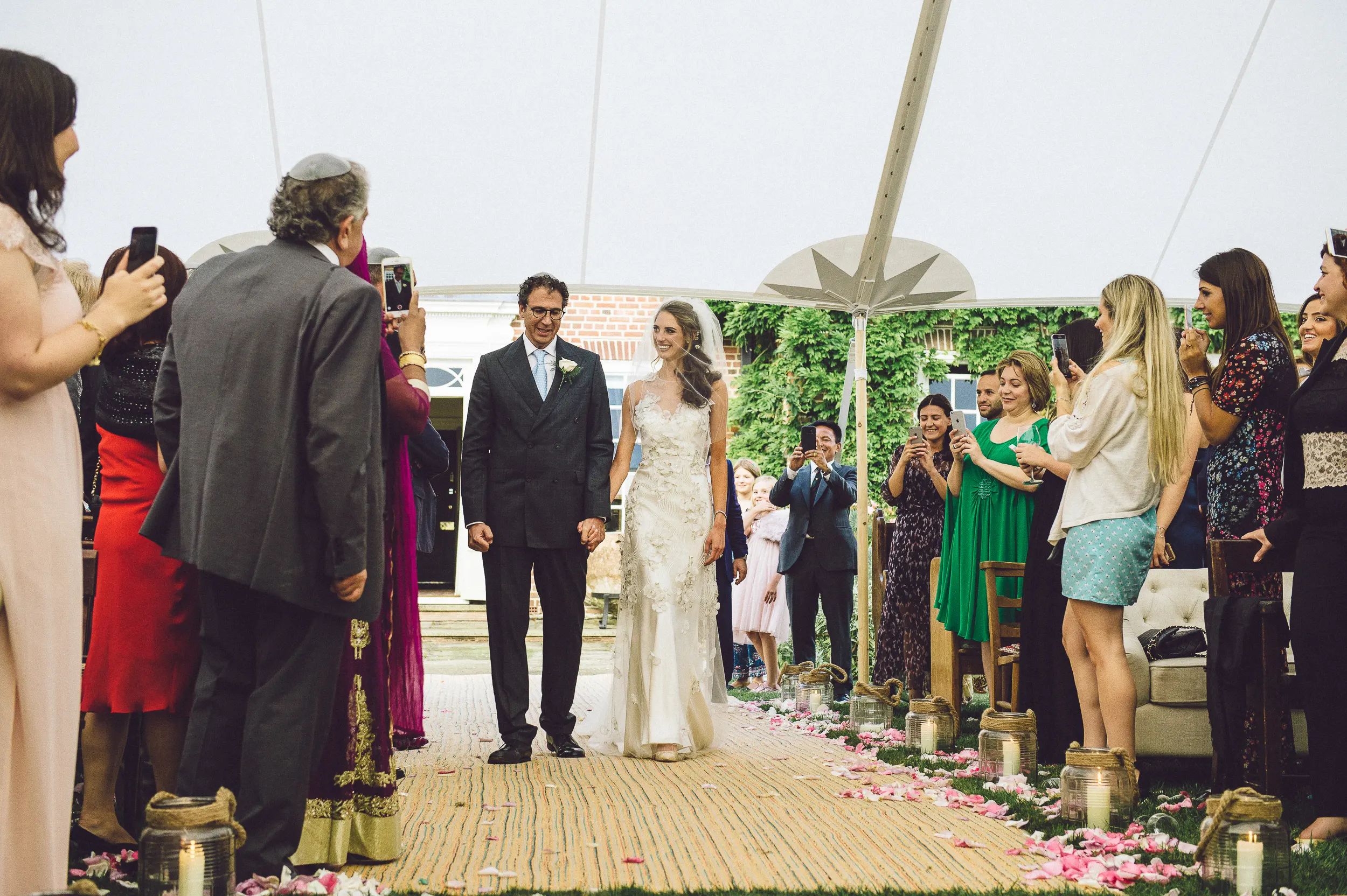 Rebecca and Jack’s Jewish wedding in Hampshire, photograph 40 by Janis Ratnieks