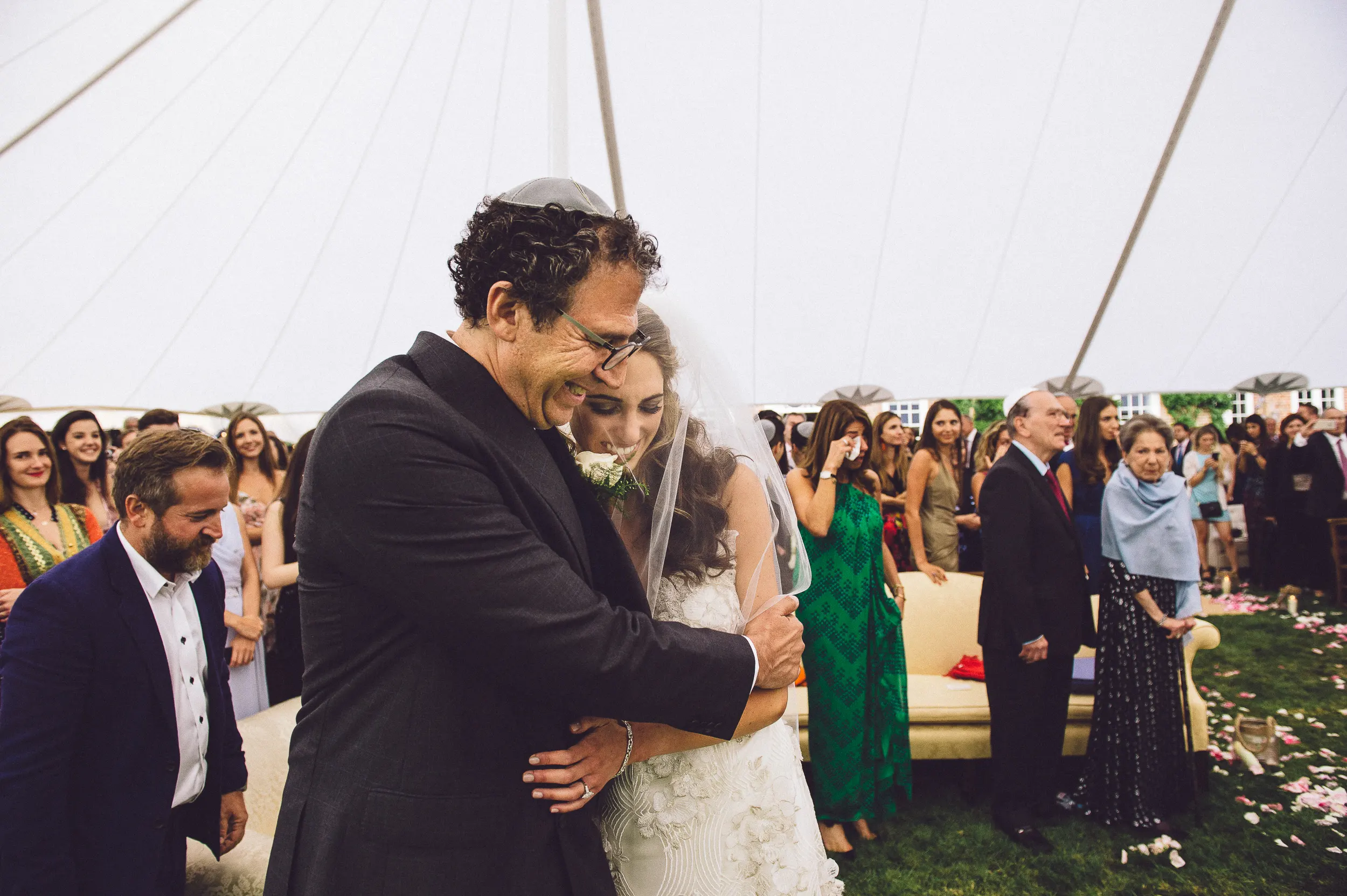 Rebecca and Jack’s Jewish wedding in Hampshire, photograph 42 by Janis Ratnieks