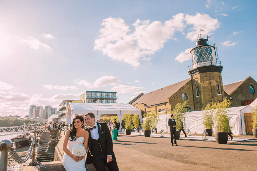 Trinity Buoy Wharf wedding photography in East London, photograph 12 by Janis Ratnieks