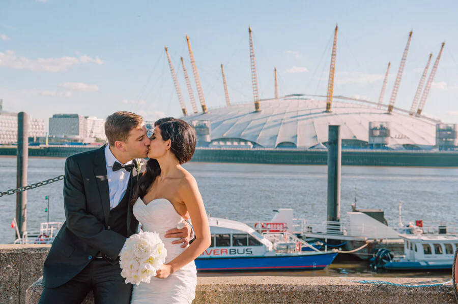 Trinity Buoy Wharf wedding photography in East London, photograph 13 by Janis Ratnieks