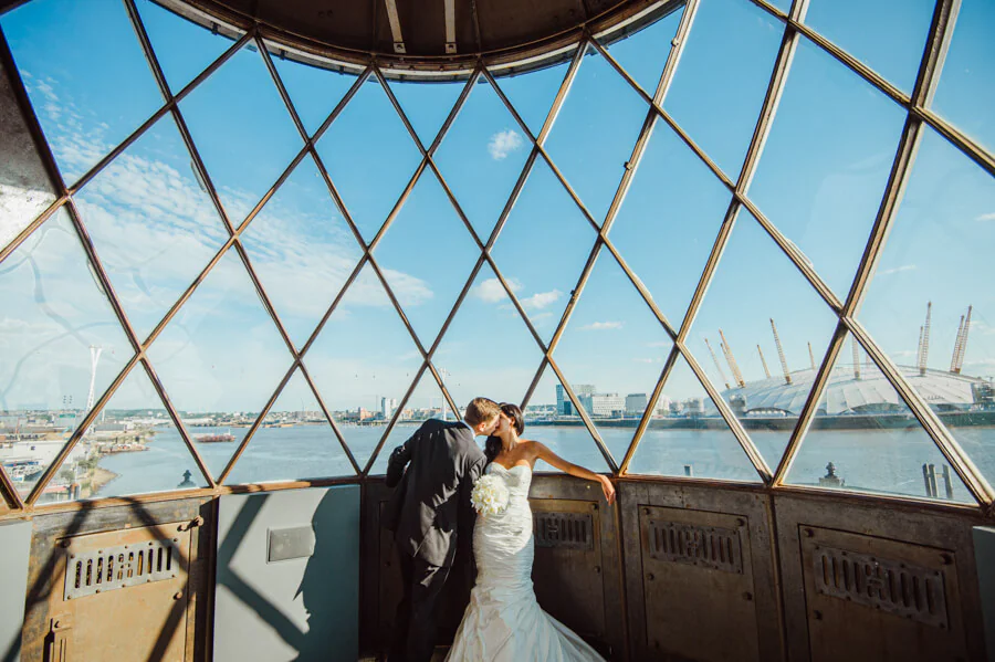 Trinity Buoy Wharf wedding photography in East London, photograph 18 by Janis Ratnieks