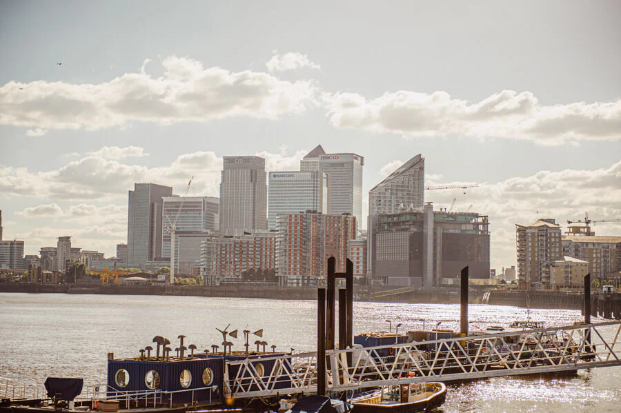 Trinity Buoy Wharf wedding photography in East London, photograph 25 by Janis Ratnieks