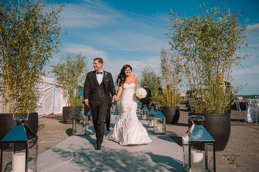 Trinity Buoy Wharf wedding photography in East London, photograph 27 by Janis Ratnieks