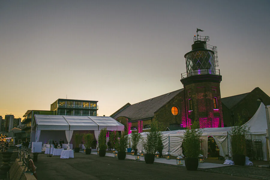 Trinity Buoy Wharf wedding photography in East London, photograph 66 by Janis Ratnieks