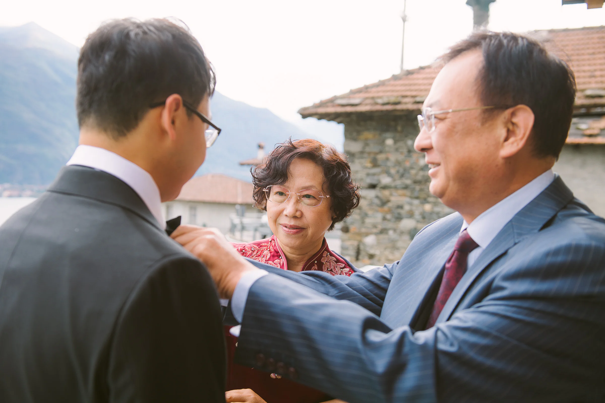 Jane and Lucas at their private Lake Como villa elopement, photograph 06
