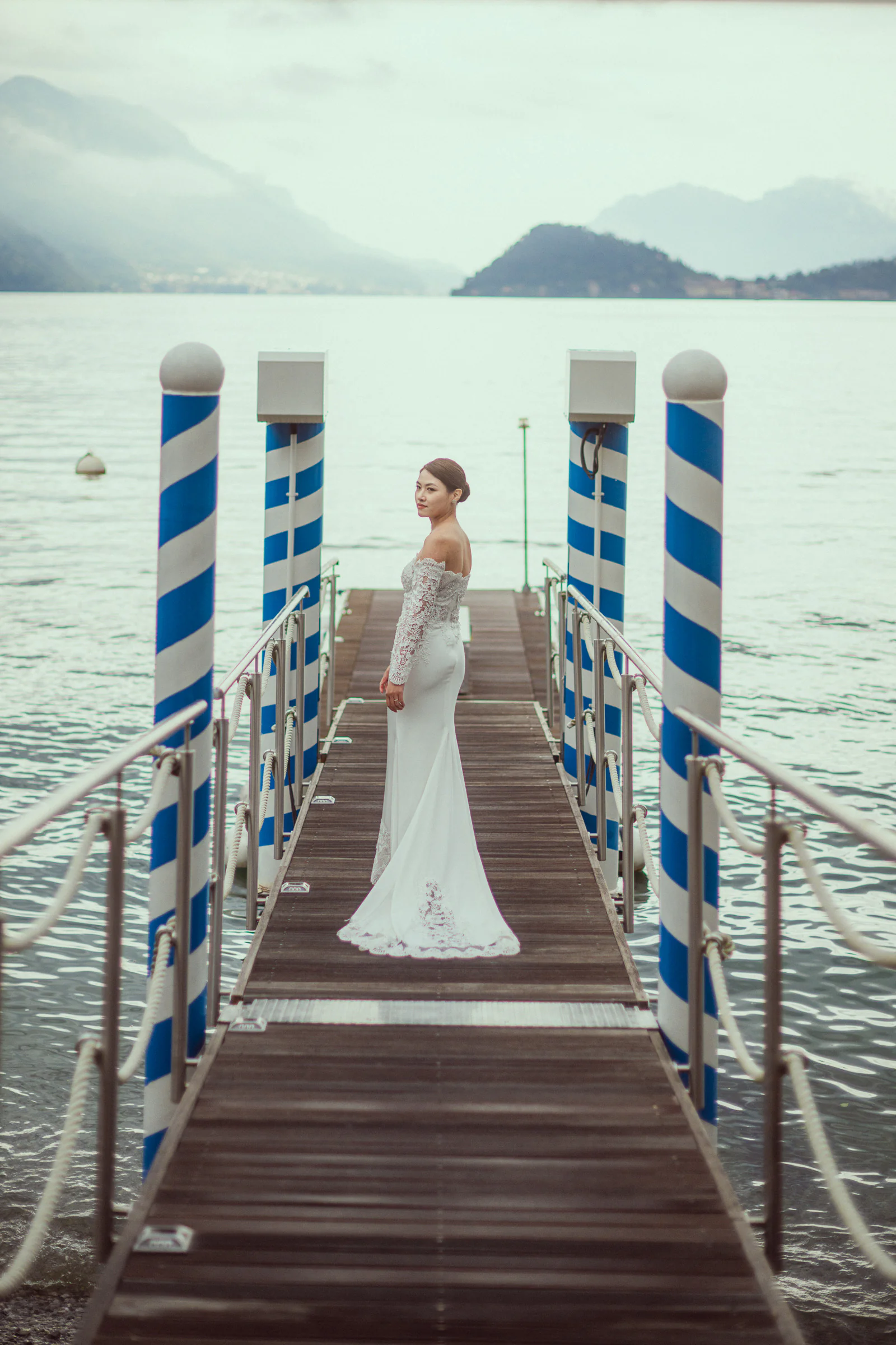 Jane and Lucas during their Lake Como elopement and Menaggio portraits, photograph 50