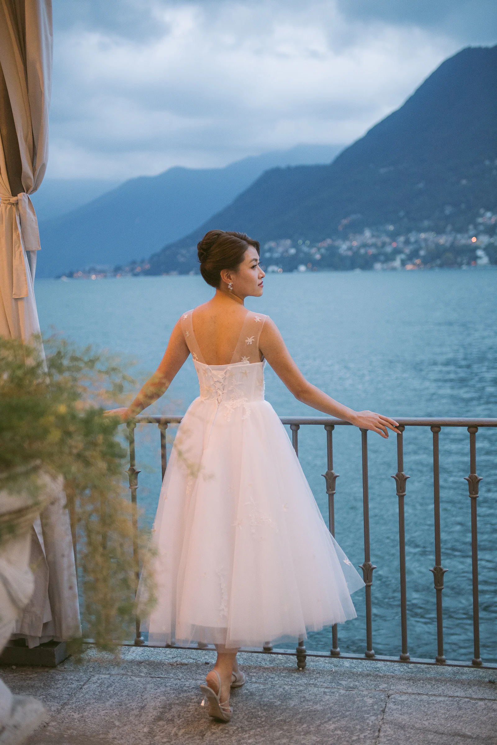 Jane and Lucas during their Lake Como elopement and Menaggio portraits, photograph 61