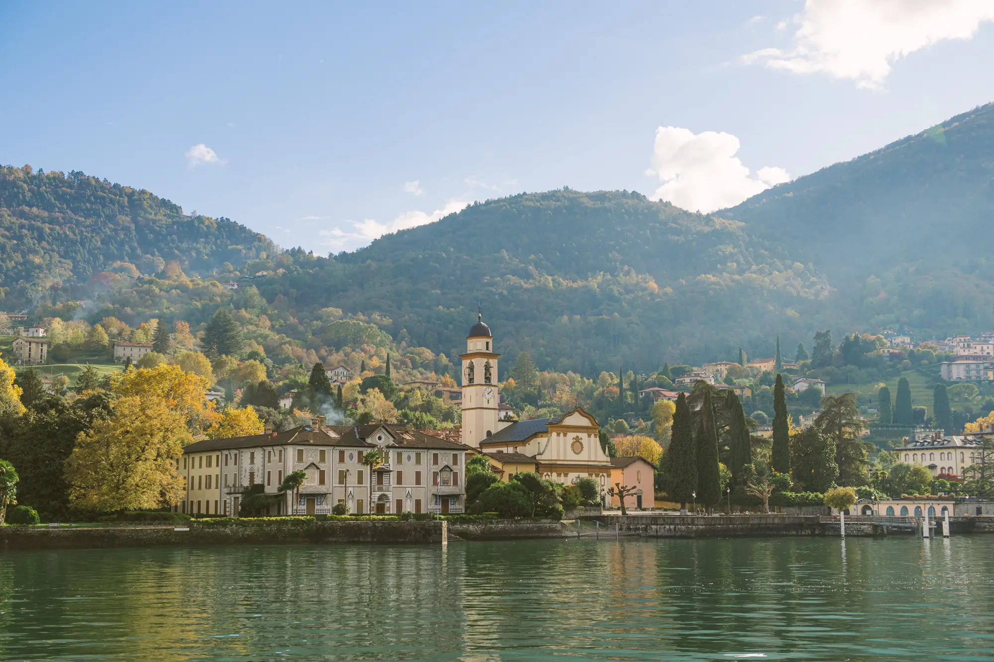 Bellagio and Lake Como during a destination photography session