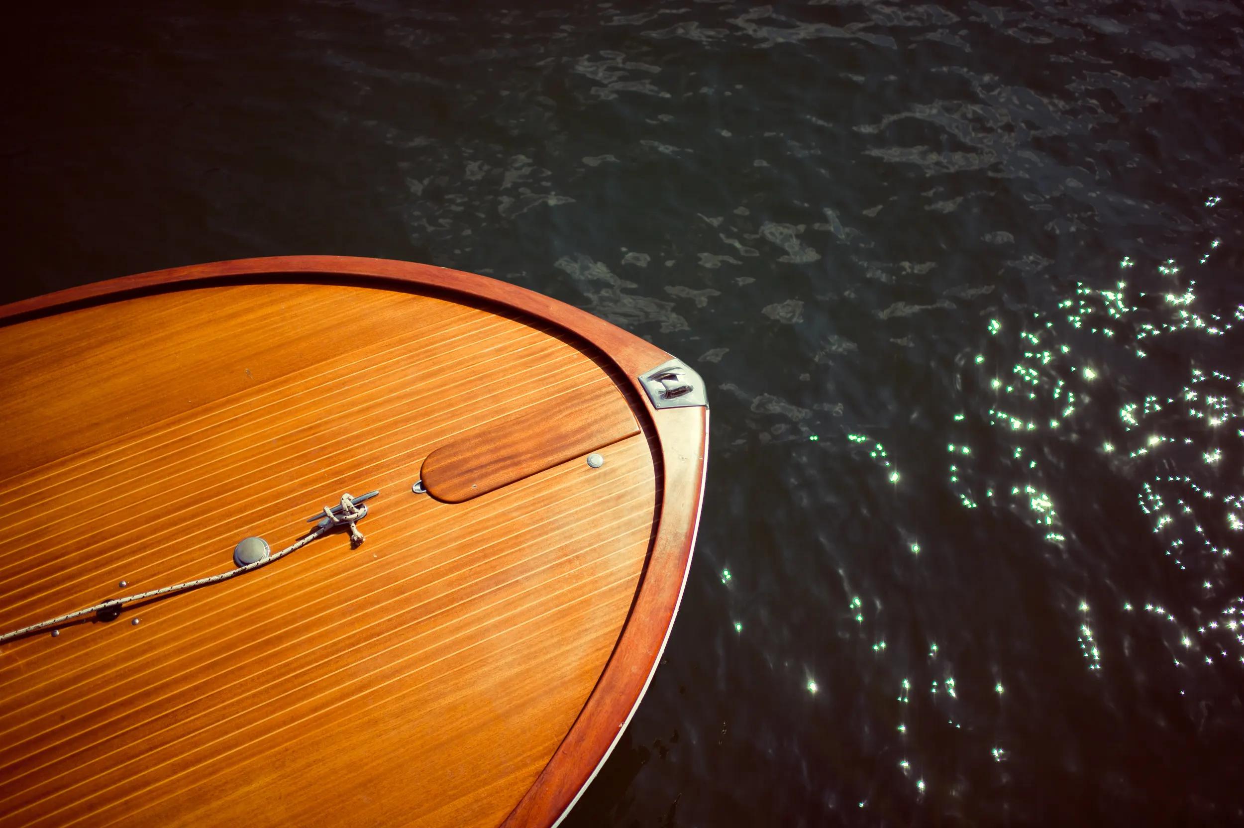 Riva boat on Lake Como