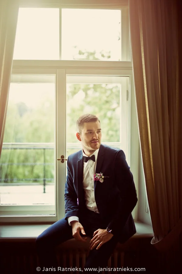 Eleonore and Victor wedding at Rumene Manor in Latvia, photograph 6