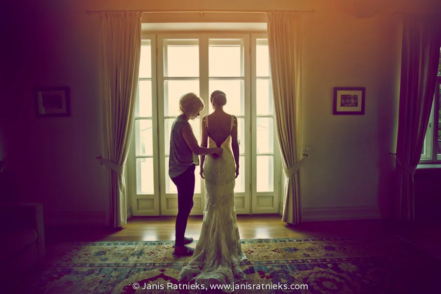 Eleonore and Victor wedding at Rumene Manor in Latvia, photograph 14