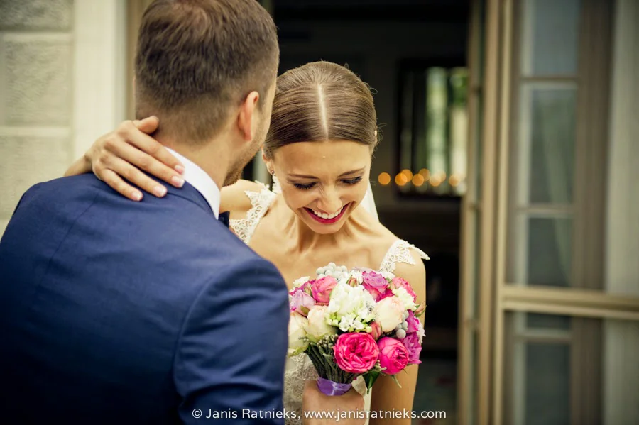 Eleonore and Victor wedding at Rumene Manor in Latvia, photograph 20