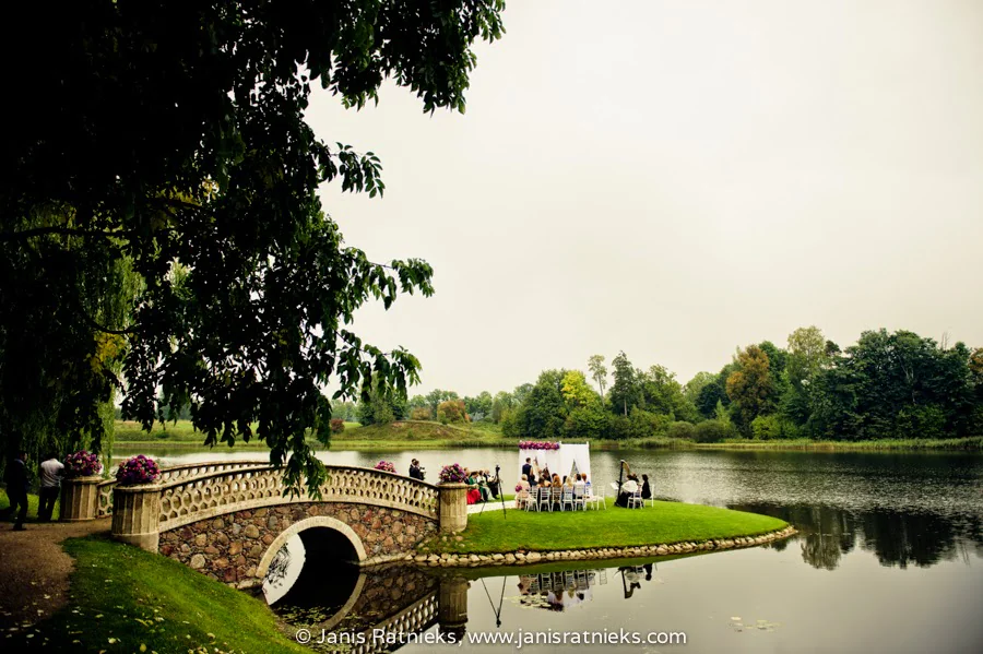 Eleonore and Victor wedding at Rumene Manor in Latvia, photograph 32