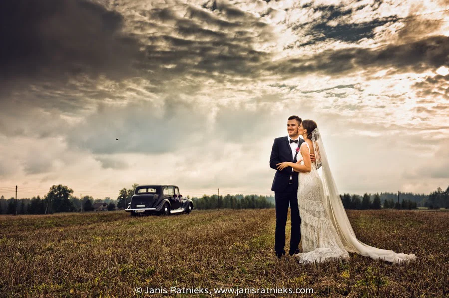 Eleonore and Victor wedding at Rumene Manor in Latvia, photograph 46