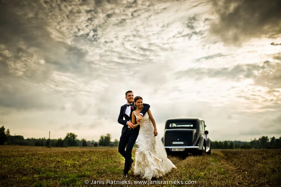 Eleonore and Victor wedding at Rumene Manor in Latvia, photograph 47