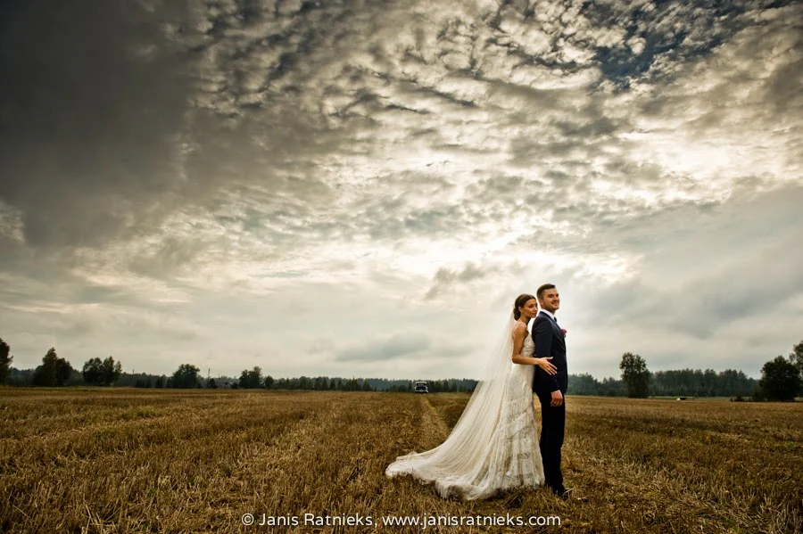 Eleonore and Victor wedding at Rumene Manor in Latvia, photograph 49