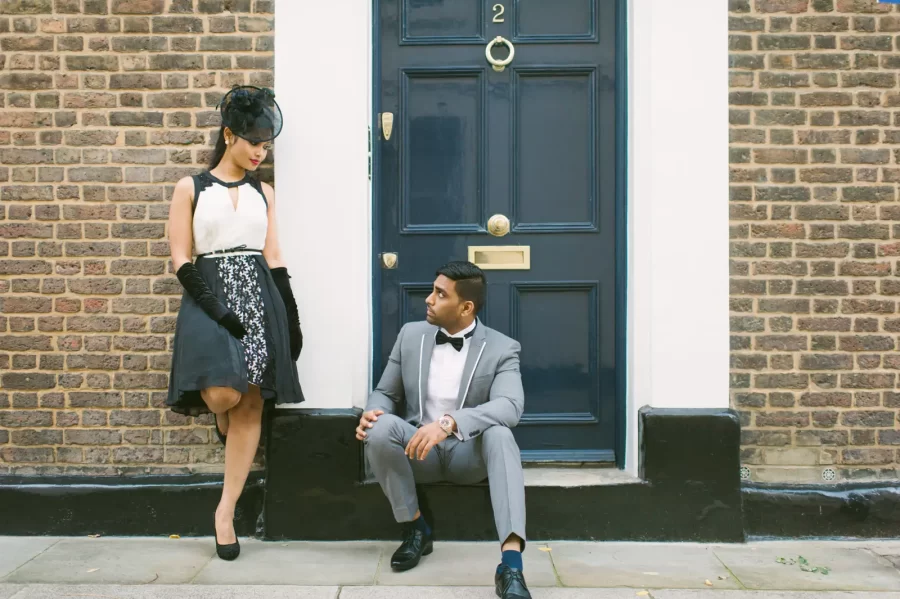 Autumn pre-wedding photography in London