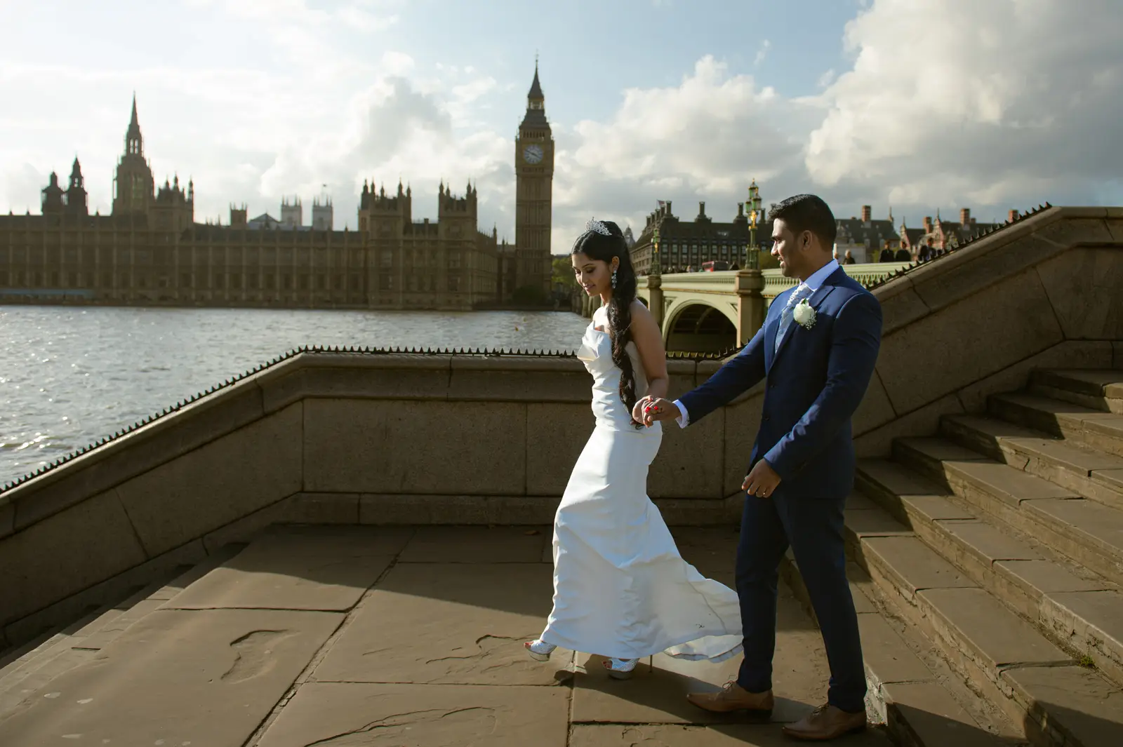 Shree and John’s autumn pre-wedding in London