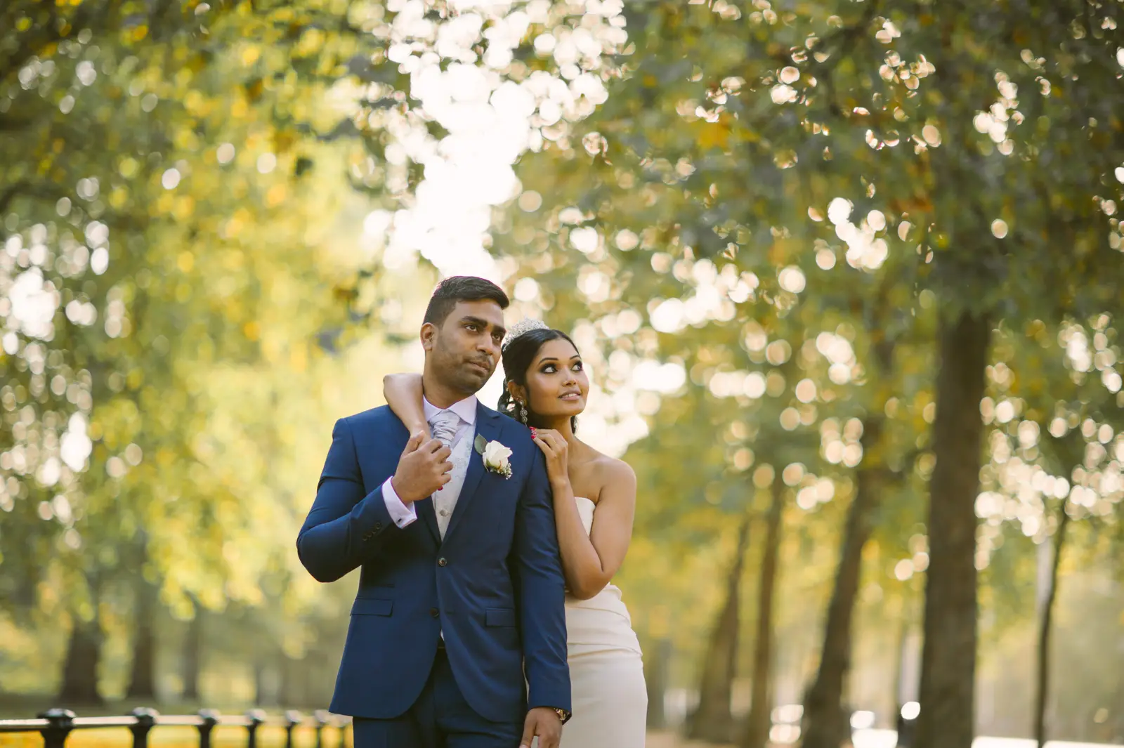 Shree and John’s autumn pre-wedding in London