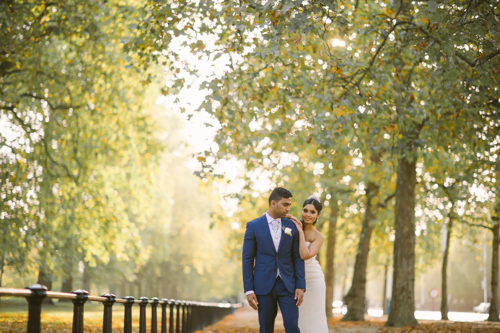 Shree and John’s autumn pre-wedding in London