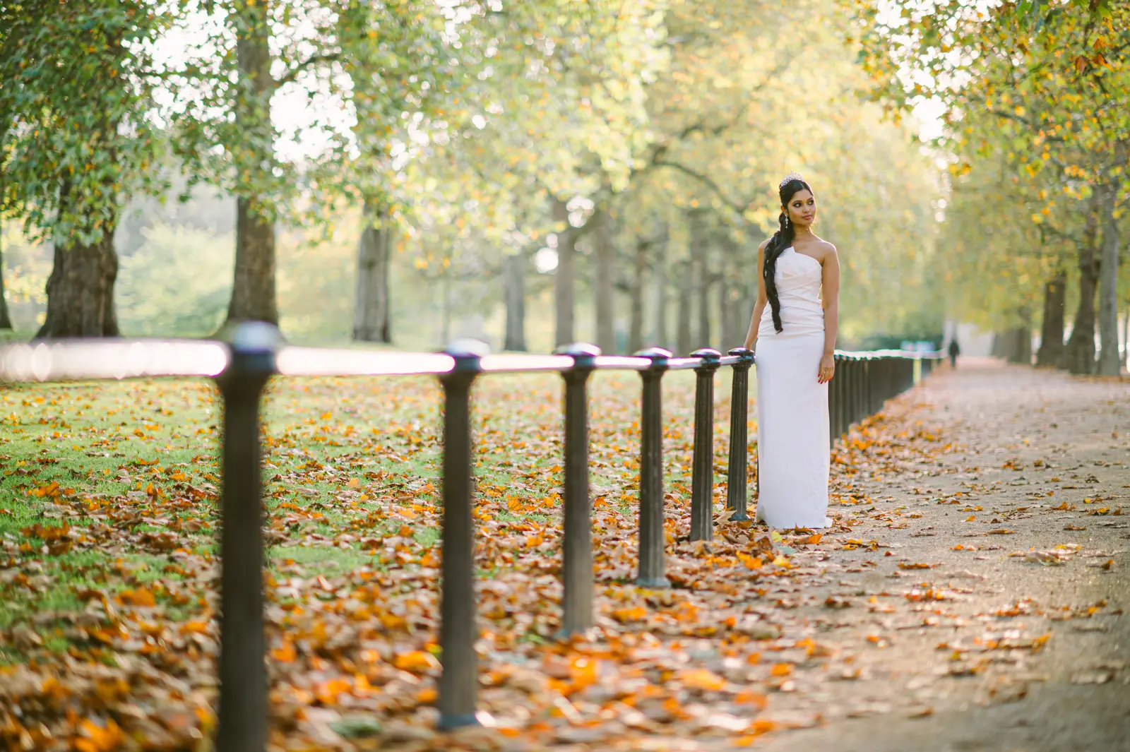 Shree and John’s autumn pre-wedding in London
