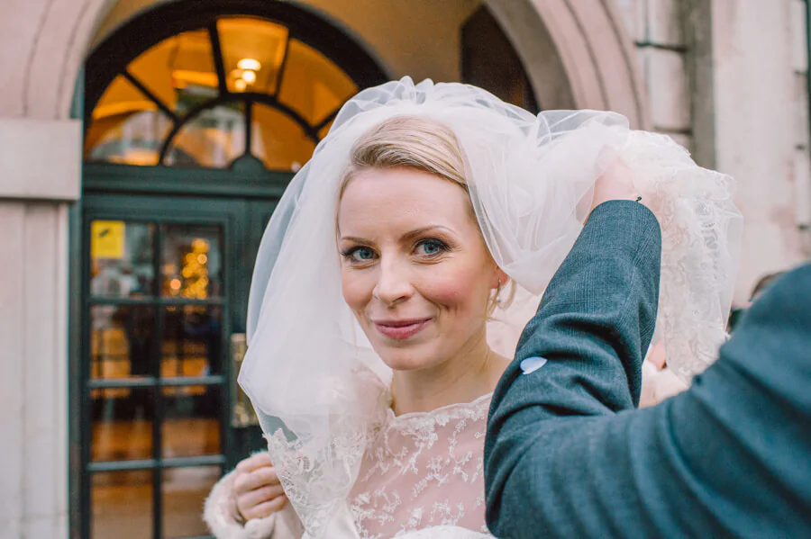 A Christmas wedding at Old Royal Naval College