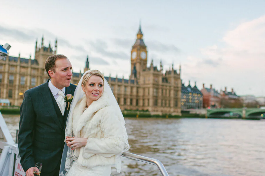 A Christmas wedding at Old Royal Naval College
