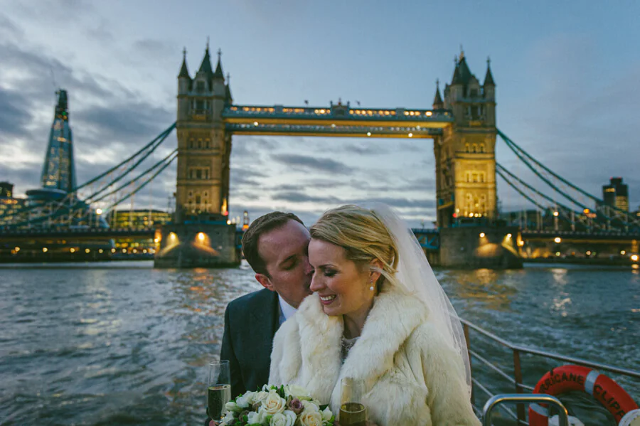 A Christmas wedding at Old Royal Naval College