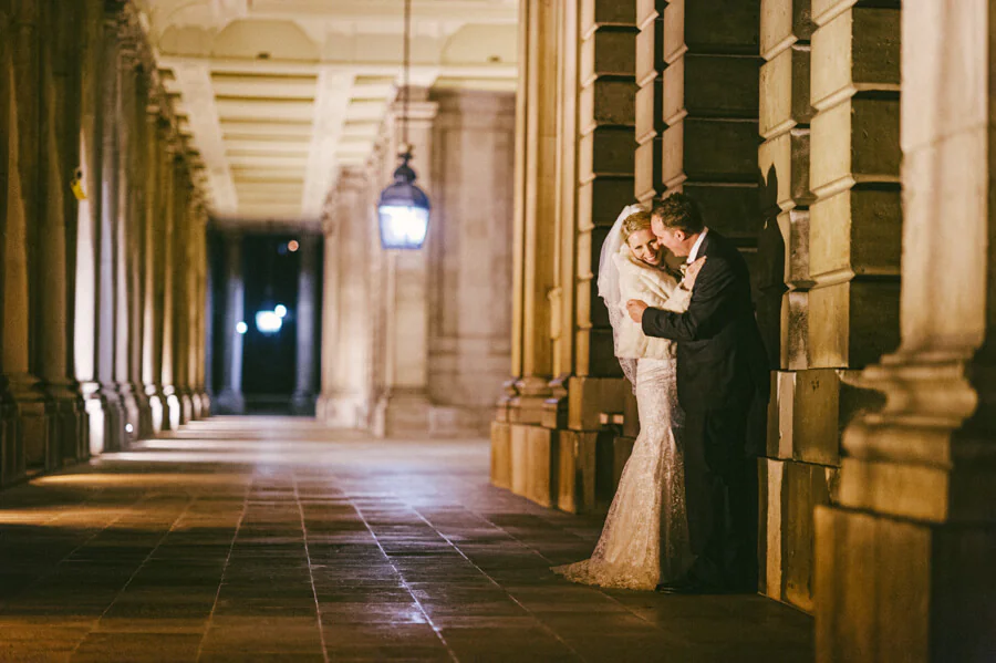 A Christmas wedding at Old Royal Naval College