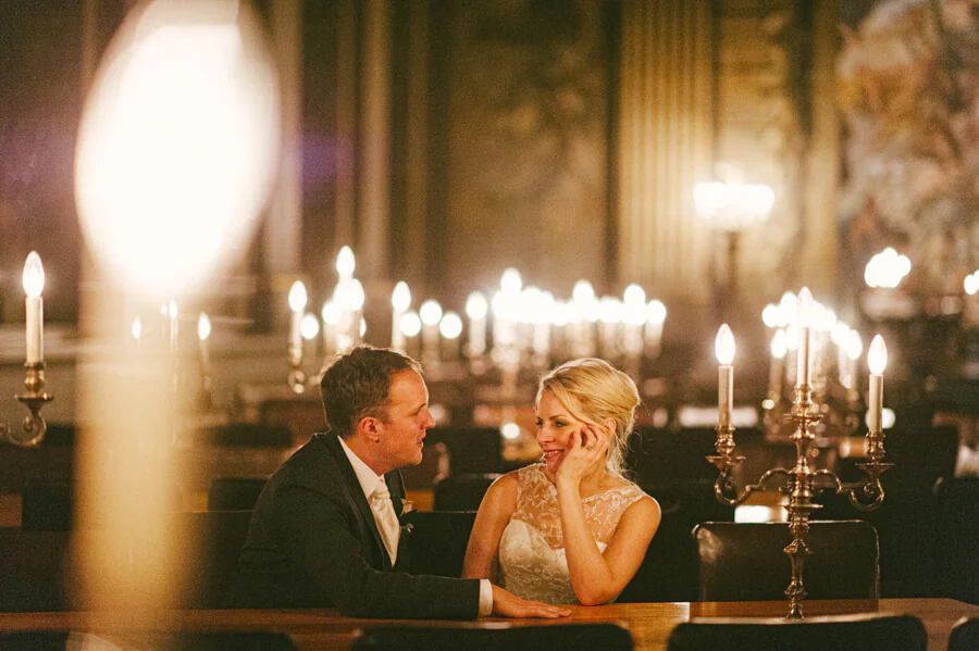 A Christmas wedding at Old Royal Naval College