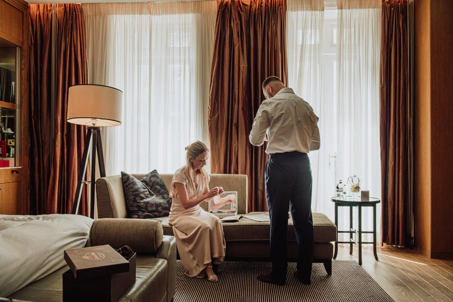 Colleen and Jonathan’s Corinthia Hotel London wedding
