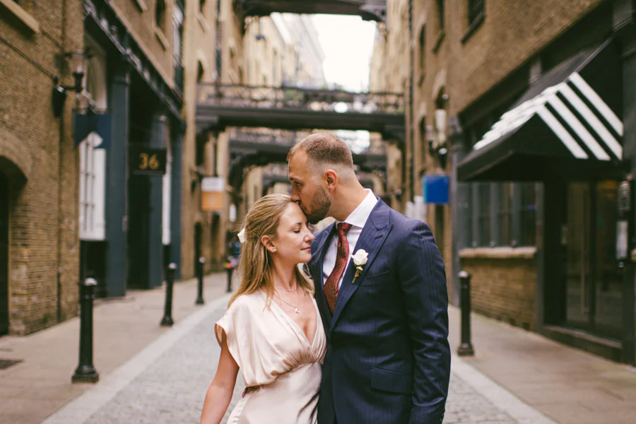 London portrait from Colleen and Jonathan’s Corinthia Hotel London wedding