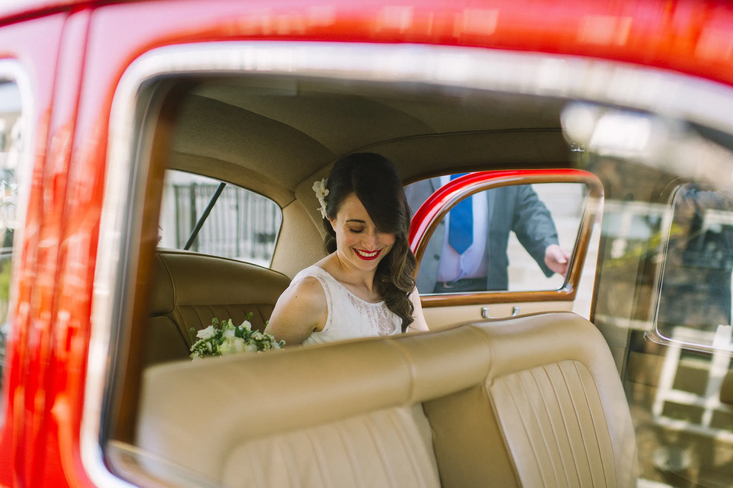 London portrait from Helen and Arion’s Asylum Chapel and MC Motors wedding