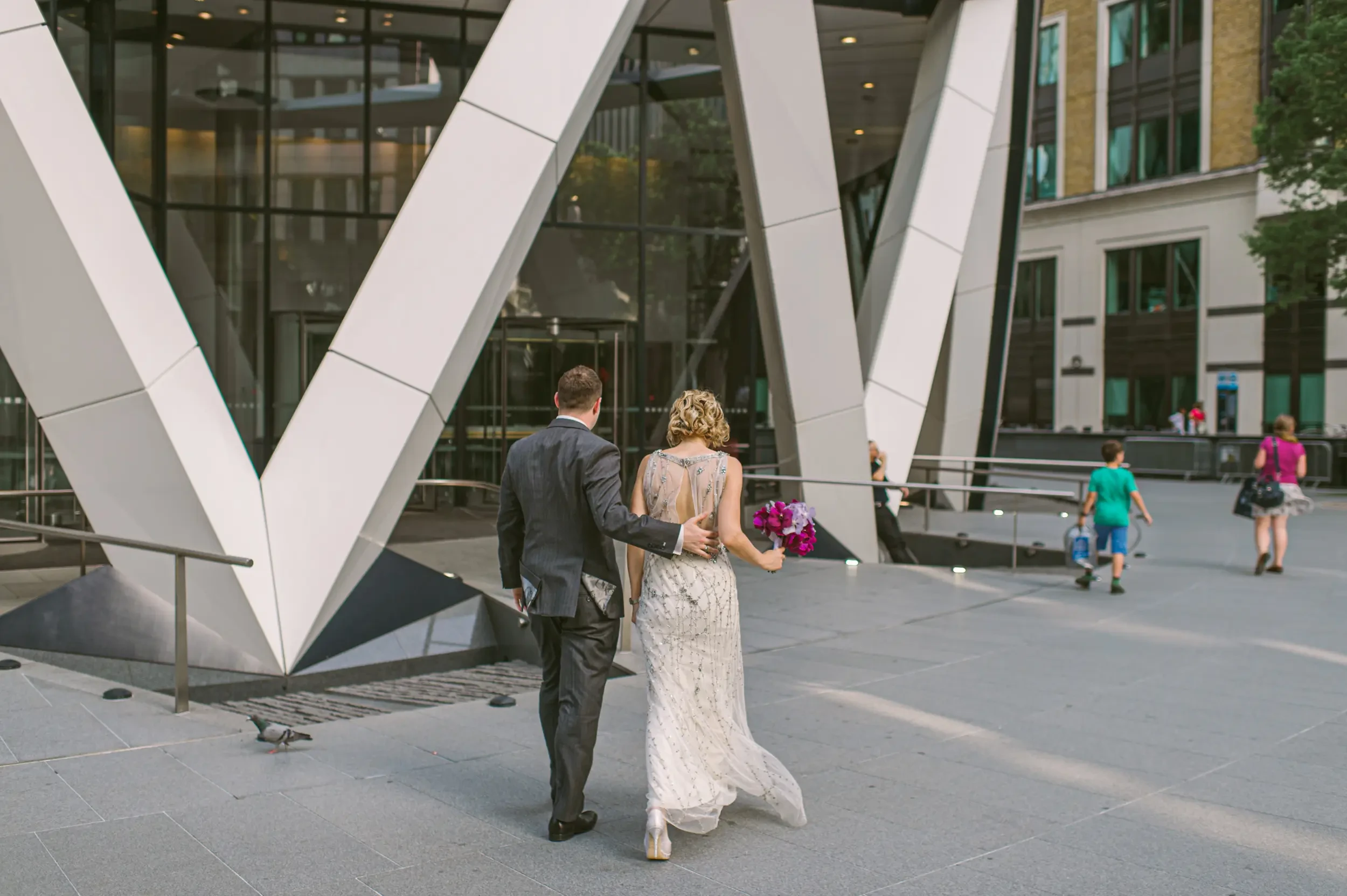 Stephanie and Greg’s wedding at The Gherkin