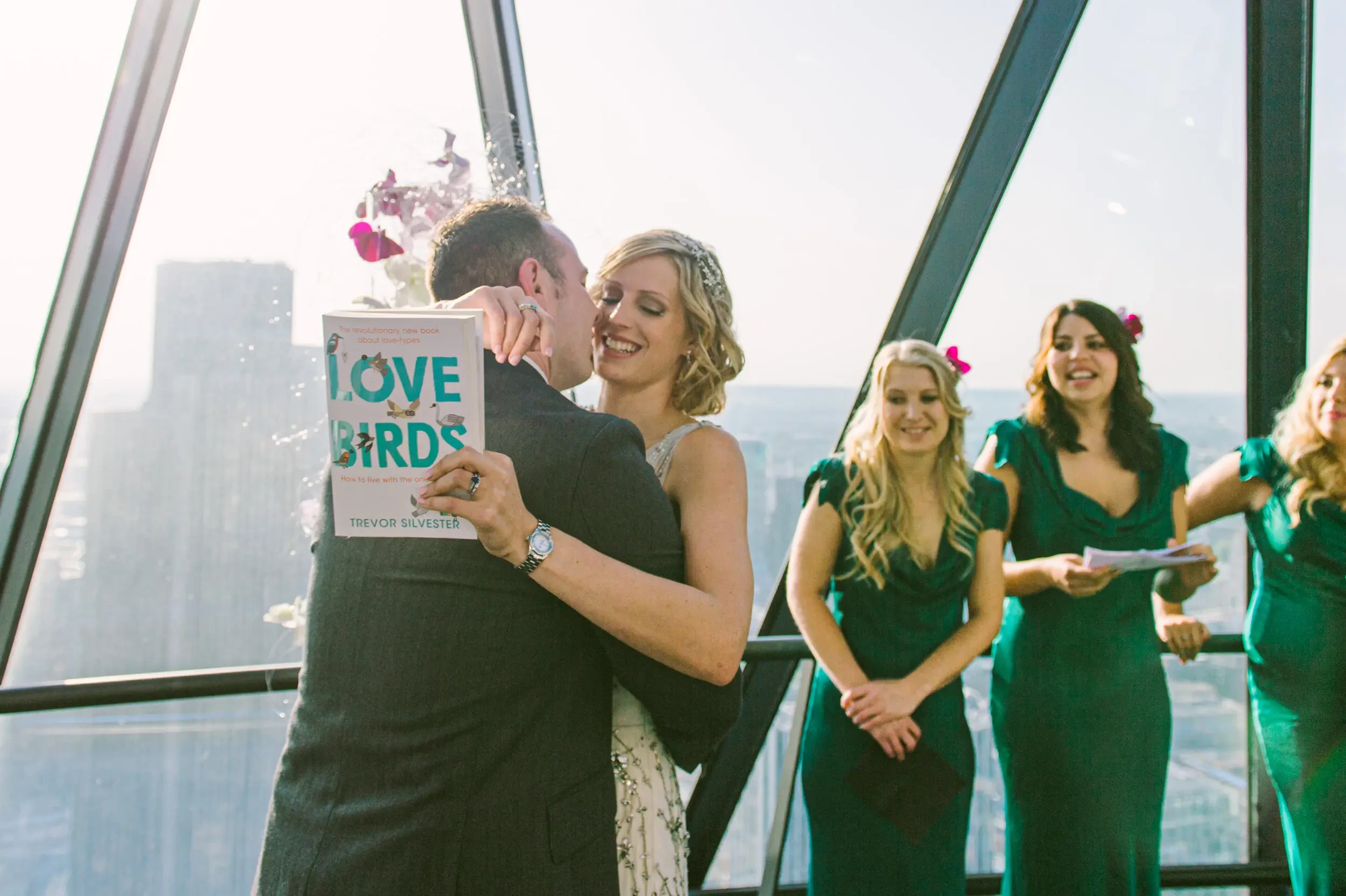 Stephanie and Greg’s wedding at The Gherkin