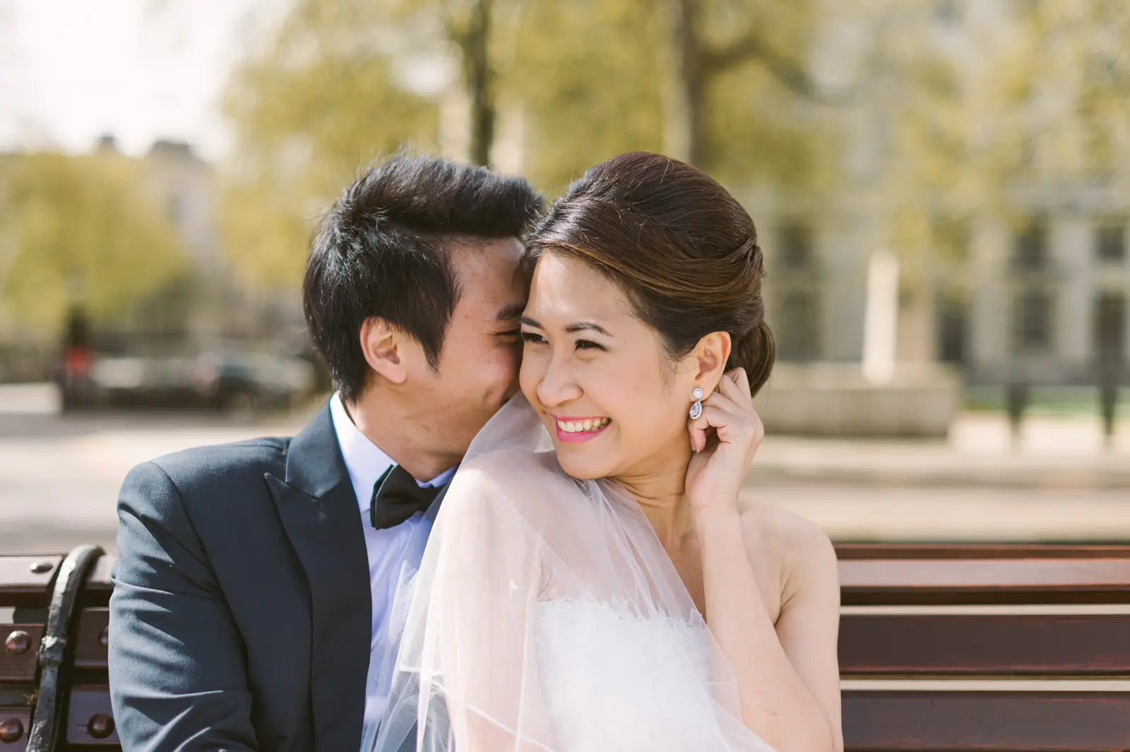 Oey and Day’s spring pre-wedding in London