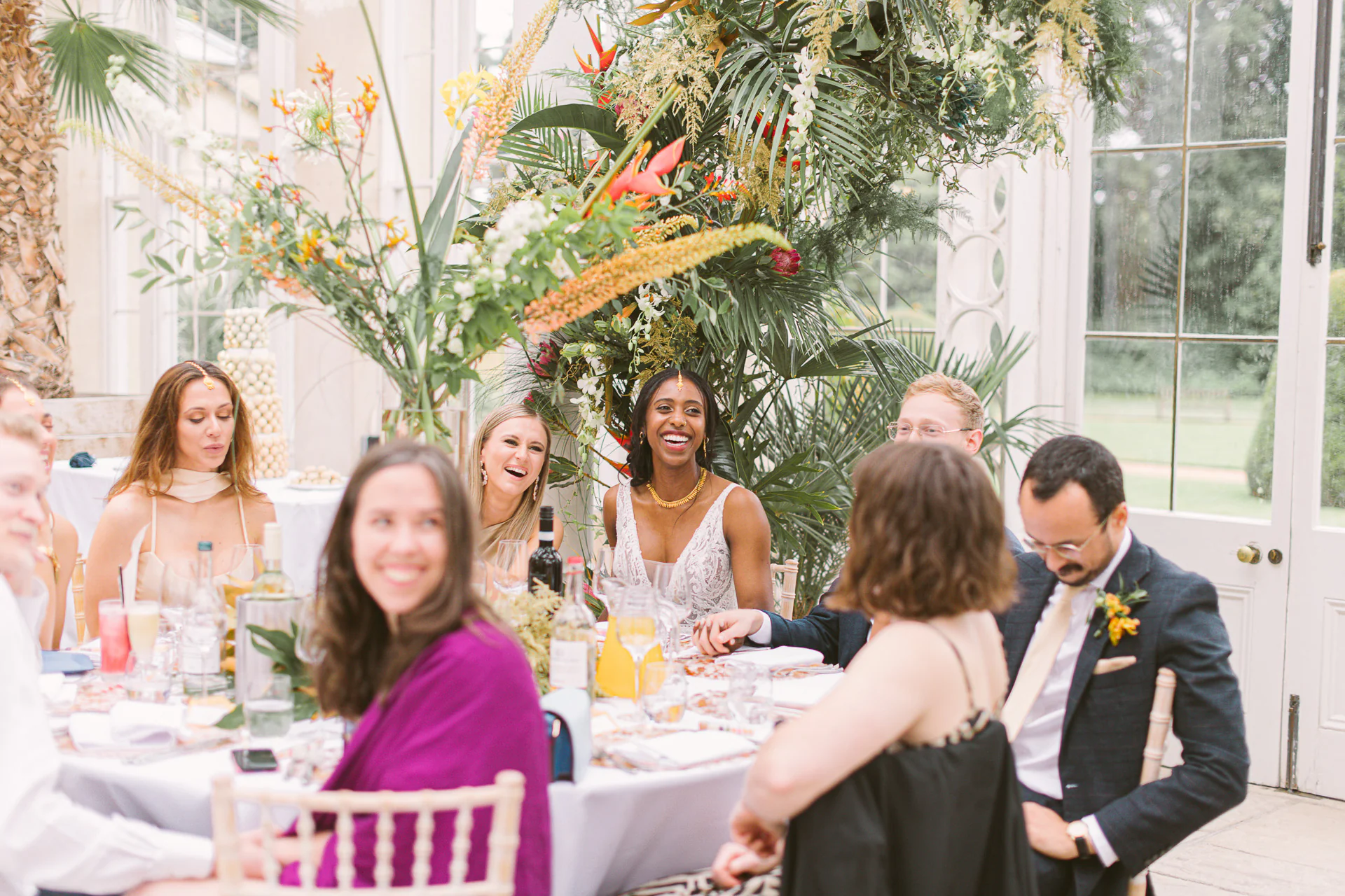 London portrait from Asha and Peter’s Syon Park wedding