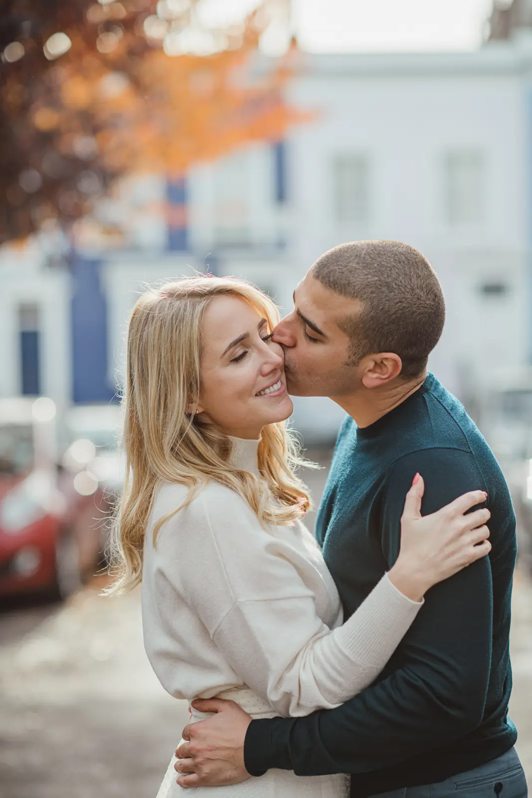 Erin and Khalid’s Notting Hill pre-wedding, photograph 1 by Janis Ratnieks