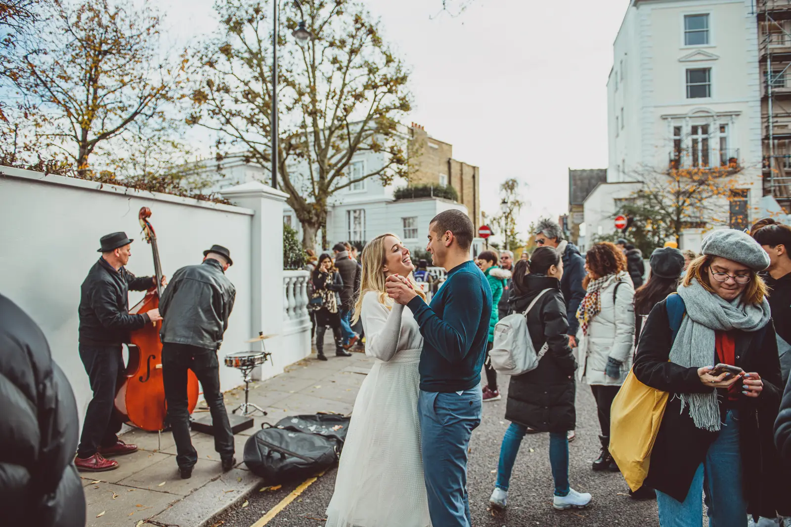 Erin and Khalid’s Notting Hill pre-wedding, photograph 3 by Janis Ratnieks