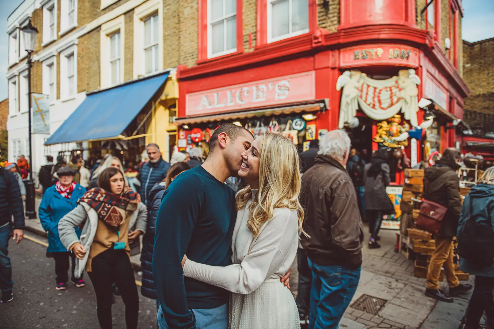 Erin and Khalid’s Notting Hill pre-wedding, photograph 9 by Janis Ratnieks