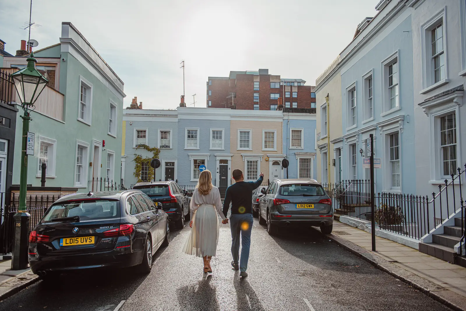 Erin and Khalid’s Notting Hill pre-wedding, photograph 3 by Janis Ratnieks
