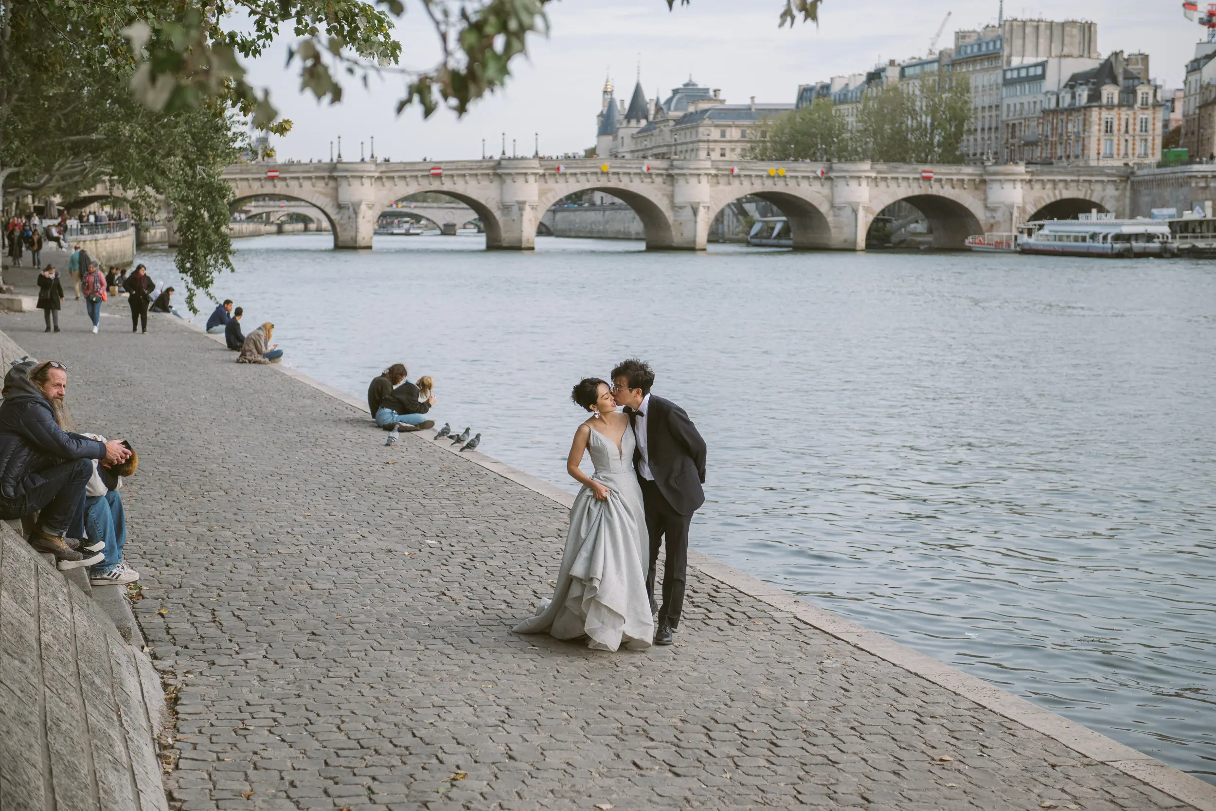 Paris pre-wedding photography by Janis Ratnieks