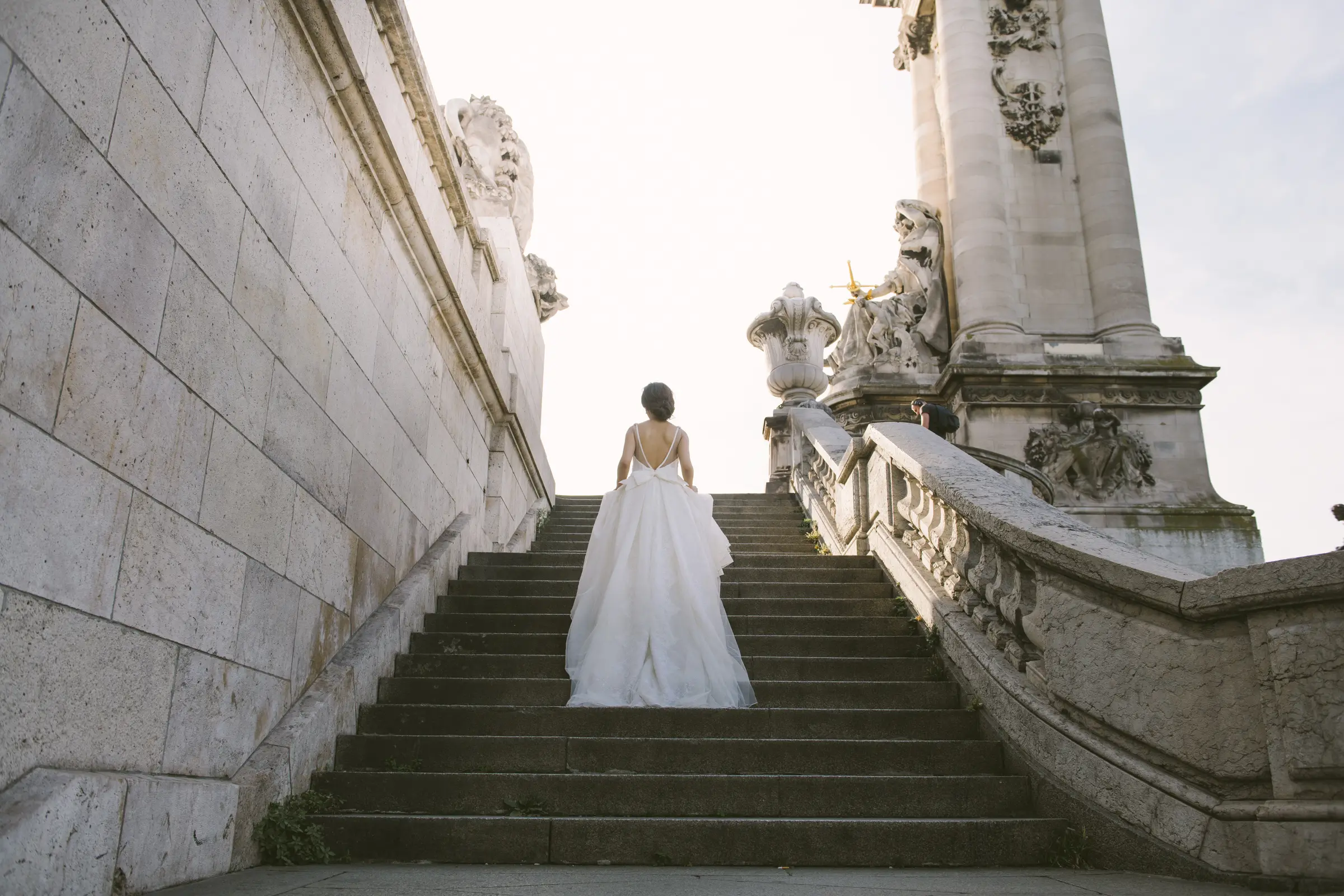 Paris half-day pre-wedding photoshoot by Janis Ratnieks