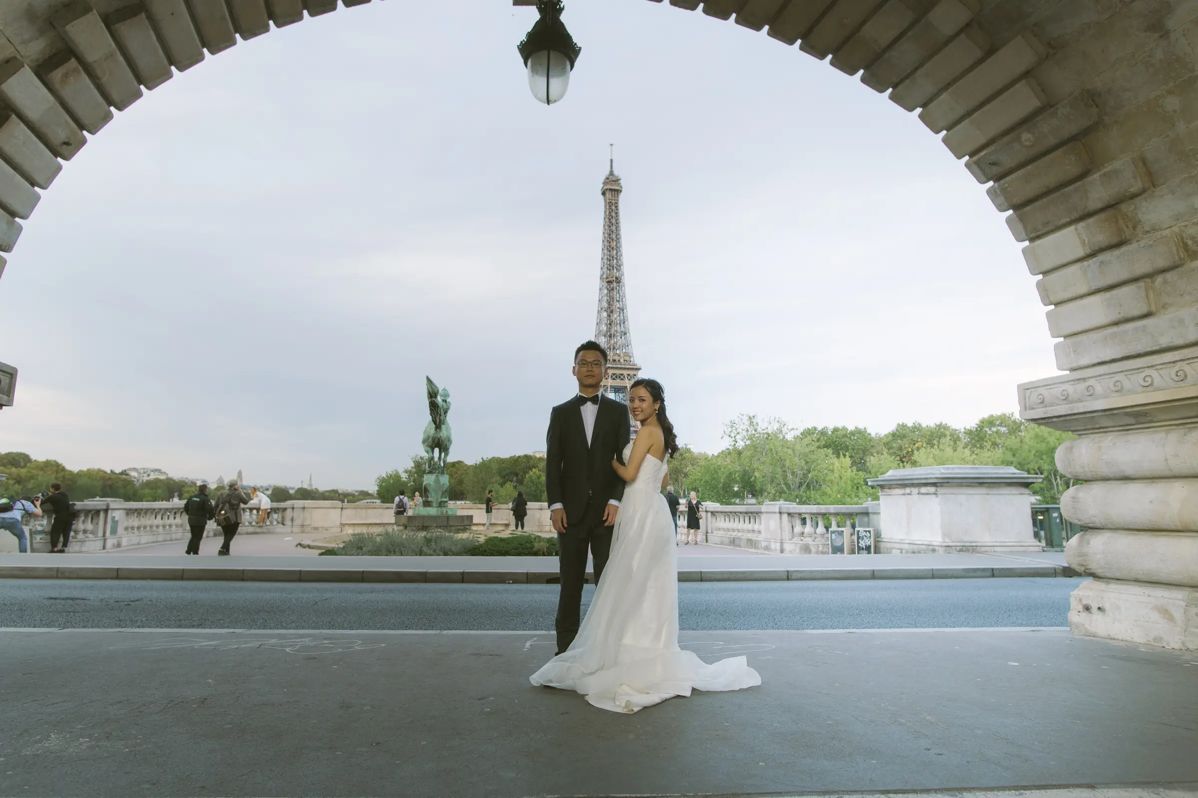 Paris half-day pre-wedding photoshoot by Janis Ratnieks