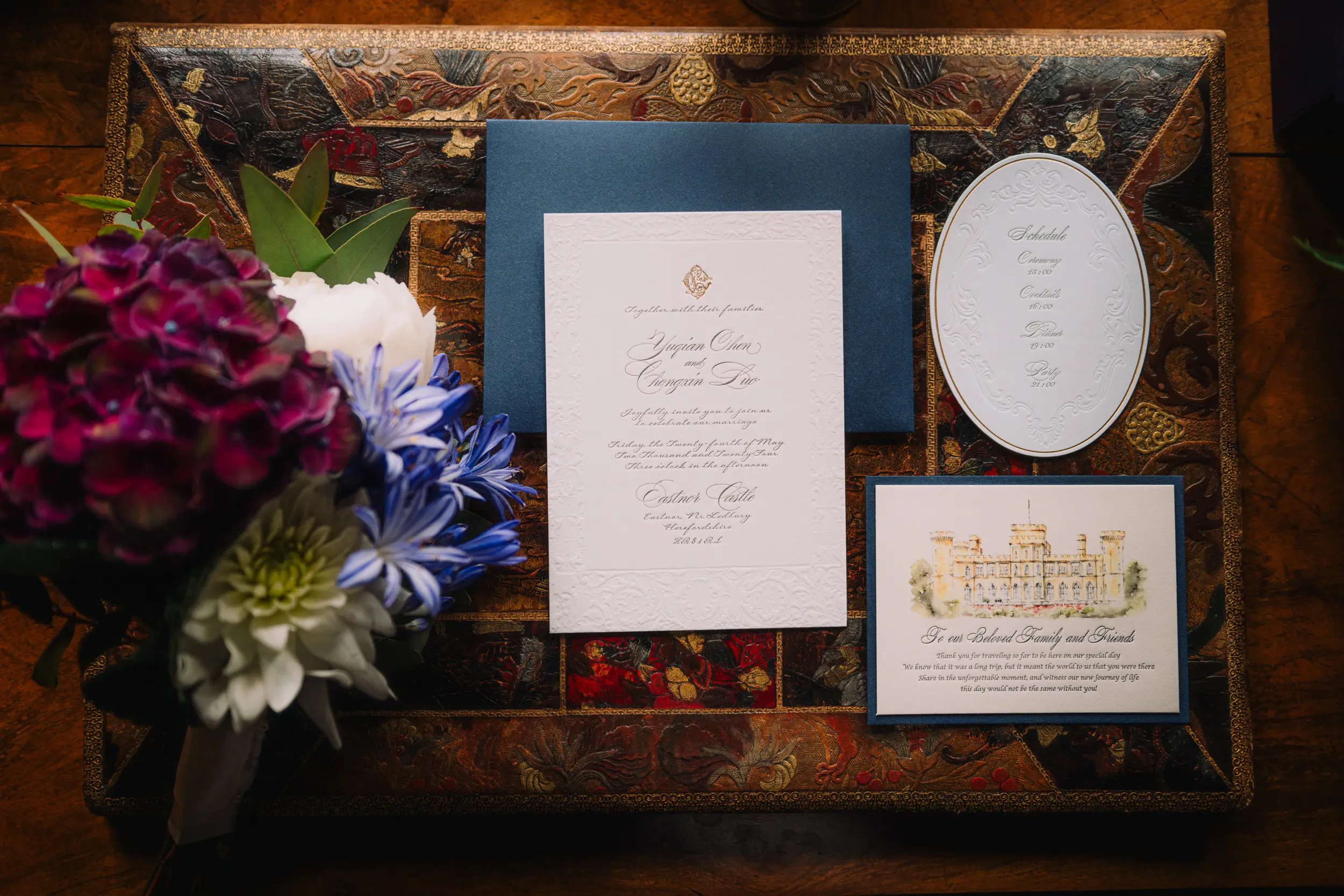 Amy and Derek's Eastnor Castle wedding photographed by Janis Ratnieks