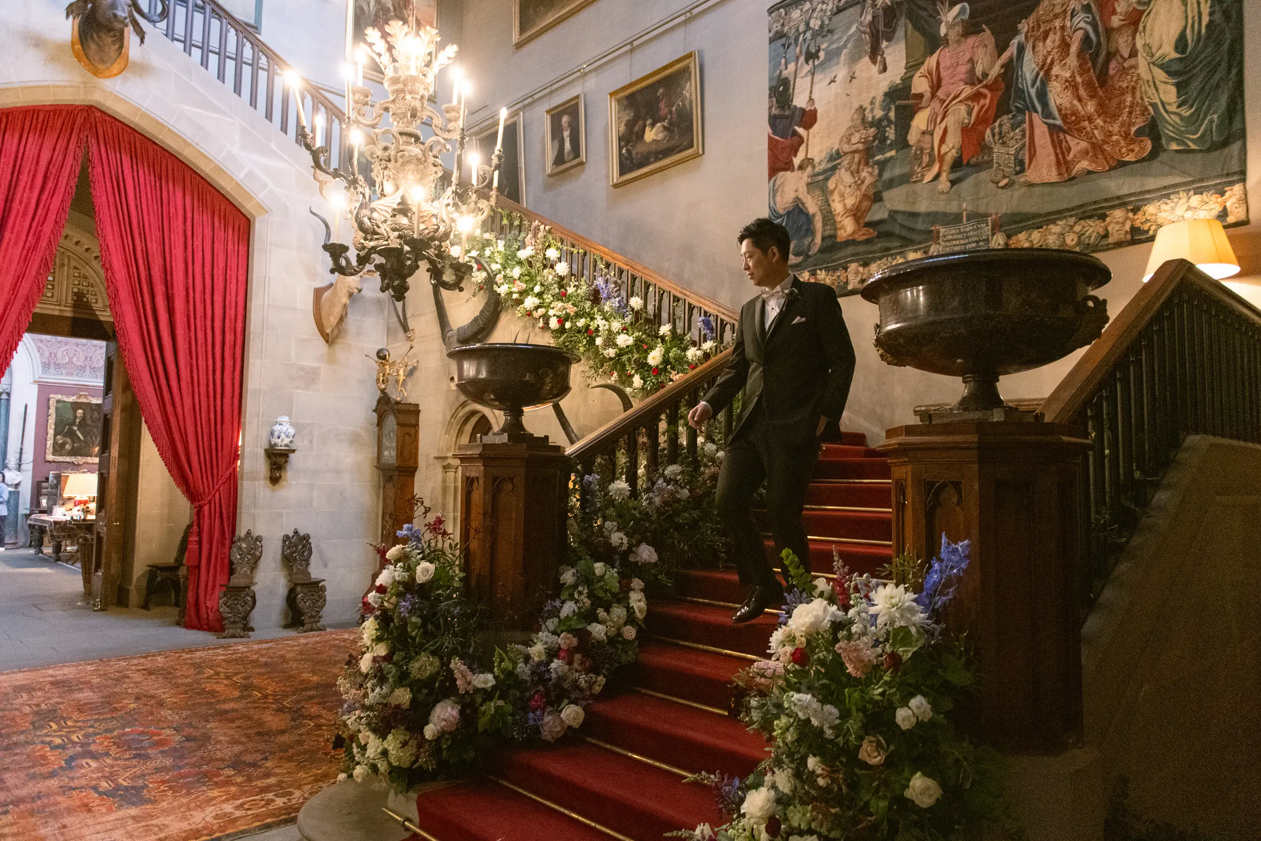 Amy and Derek's Eastnor Castle wedding photographed by Janis Ratnieks